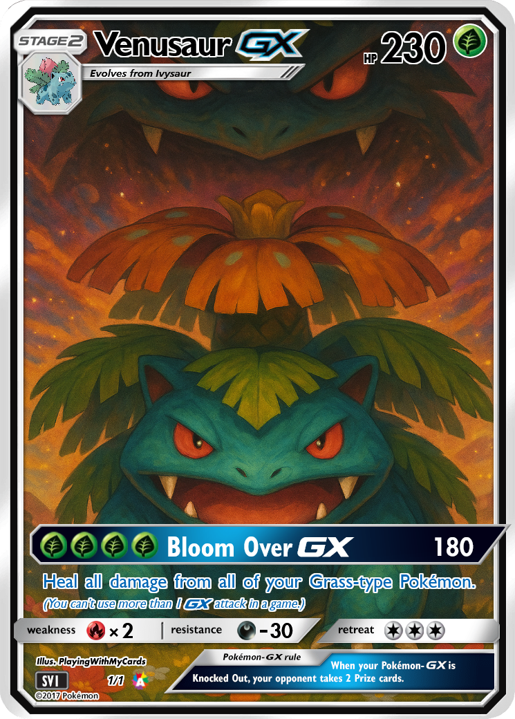 Venasaur Gx