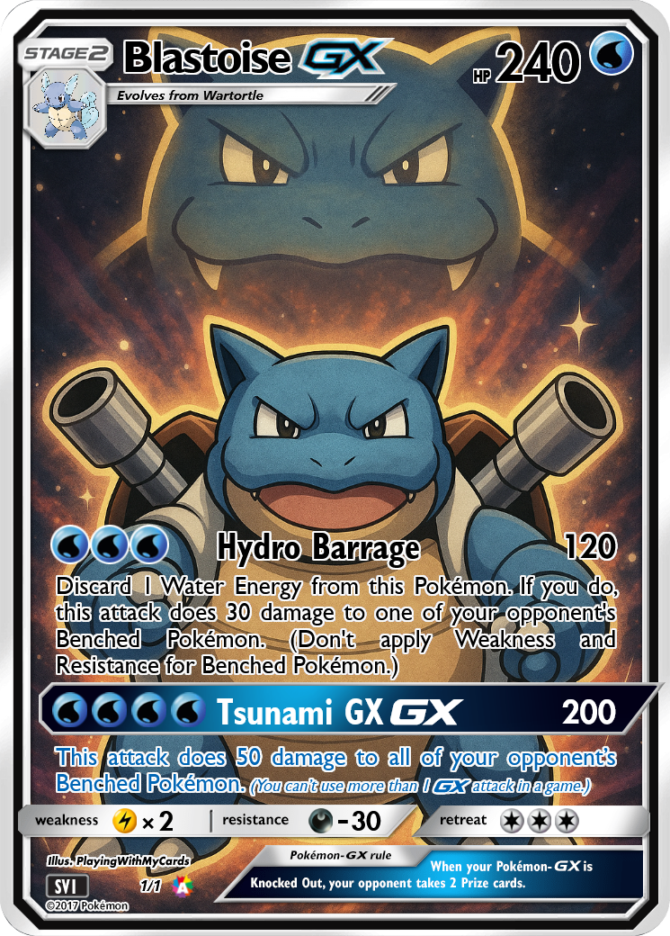 BLASTOISE GX