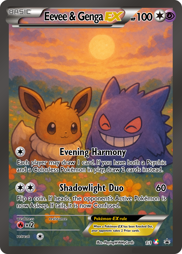 Gengar & Evee Ex