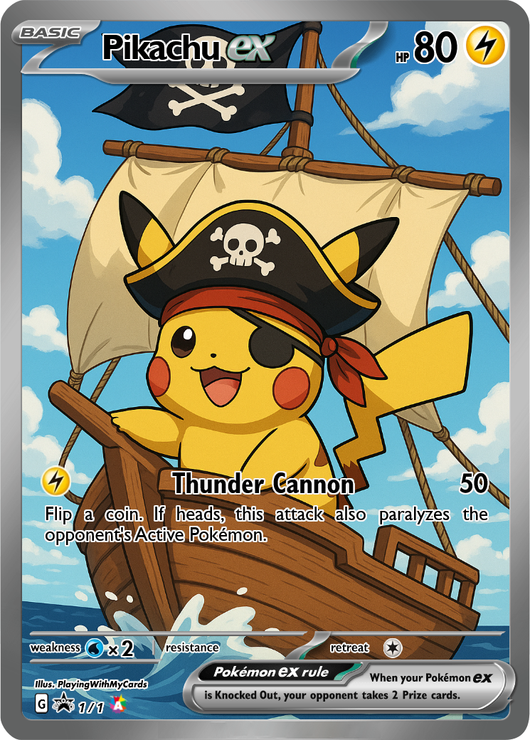 Pirate Pikachu Ex