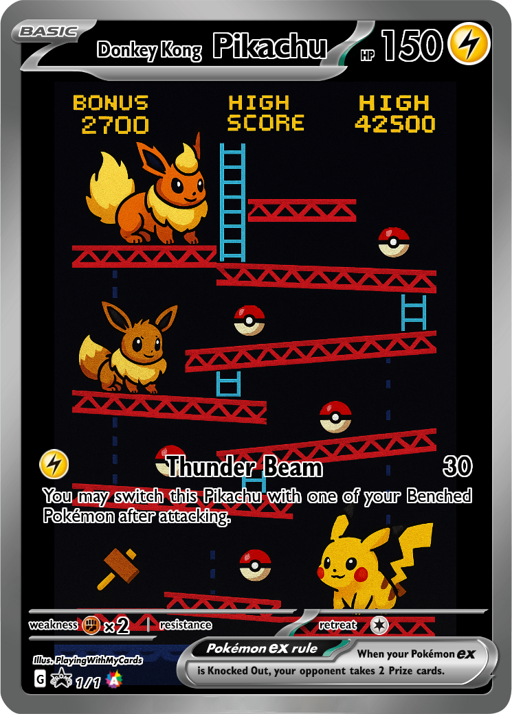 Donkey Kong Pikachu Ex