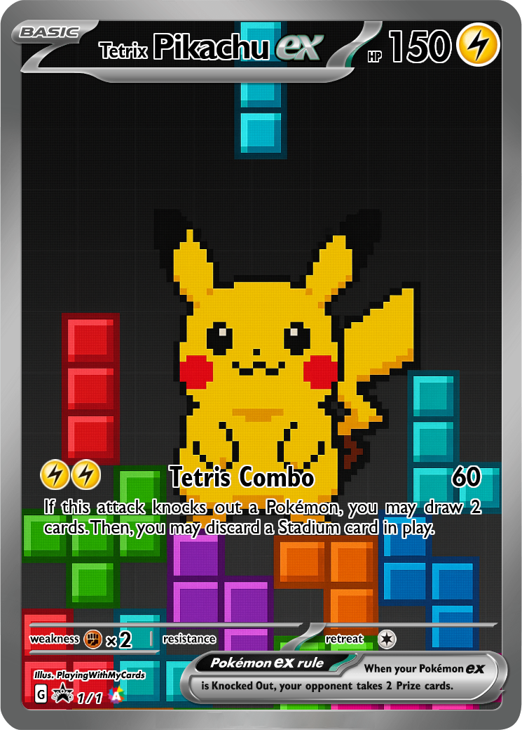 Tetrix Pikachu Ex
