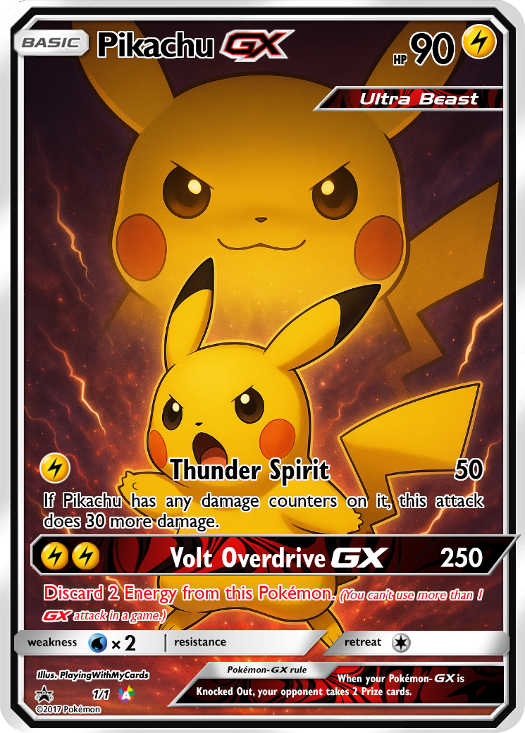 Pikachu Gx