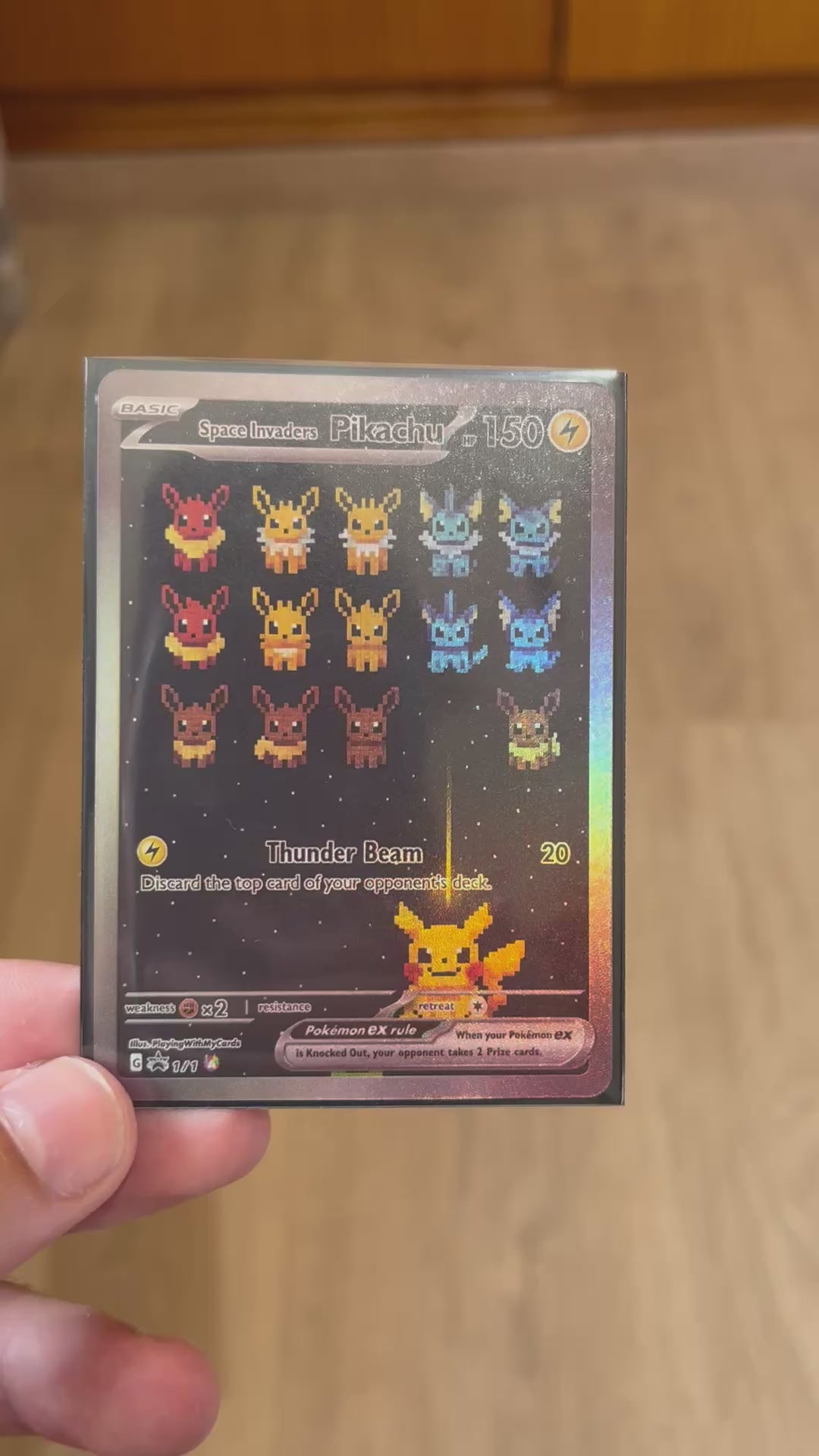 Space Invaders Pikachu Ex