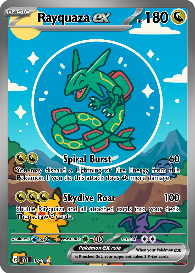 Bubble Rayquaza Ex